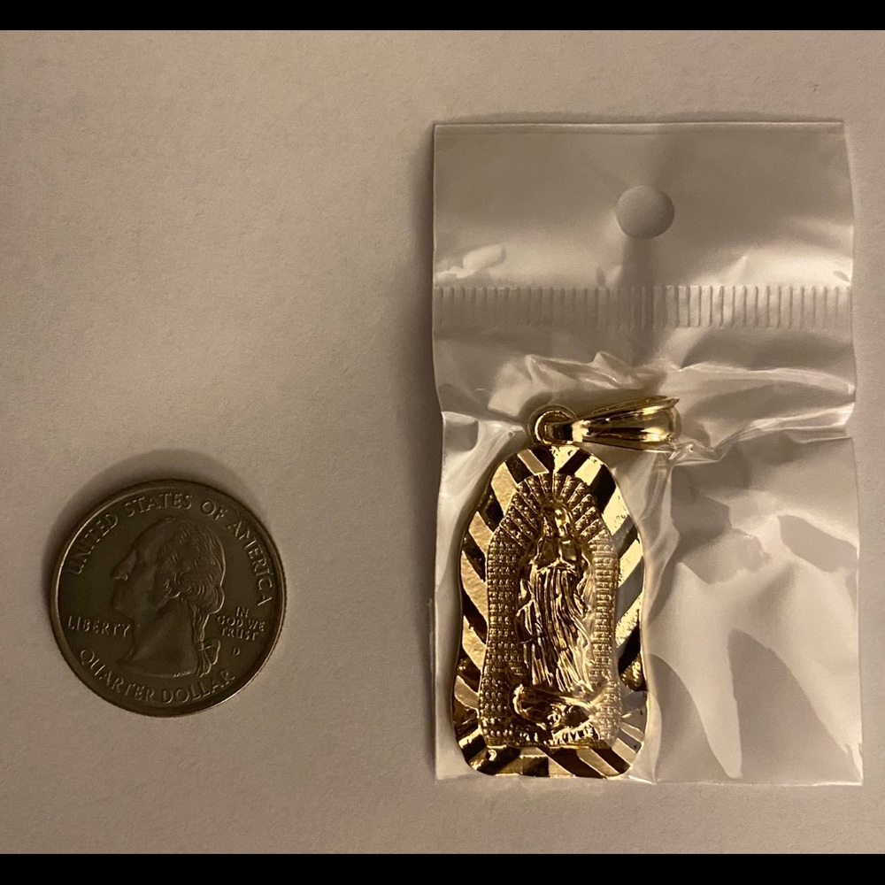 Lady of Guadalupe Gold pendant
